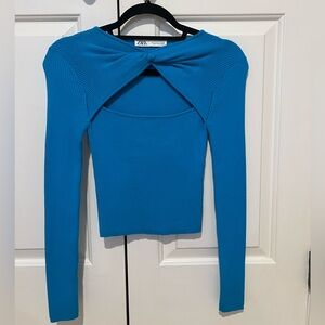 Zara blue long sleeve